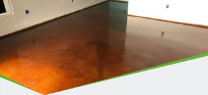 Concrete floor staining services