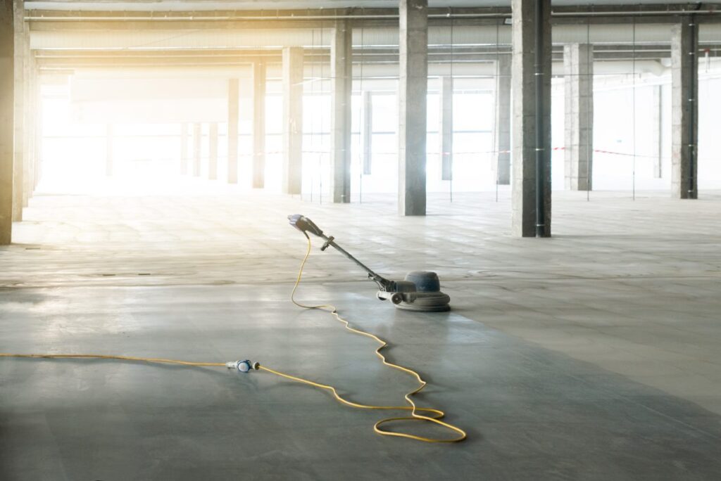 industrial floor cleaning